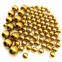 H62 National Standard Brass Ball-Conductive Thermal Conductive Precision Instrument Valve Sealing 1/4 Model Zichu Ball