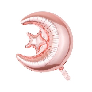 Palloncini decorativi all'ingrosso di grandi dimensioni (18 pollici) a forma di <span class=keywords><strong>luna</strong></span> e stella in lamina, gonfiabili con elio, per decorazioni per feste Eid Mubarak e Ramadan. - Product Image 5
