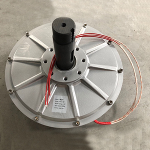 เครื่องกำเนิดไฟฟ้าแม่เหล็กแบบแกนหมุนไร้แกนกลาง SMARAAD 5KW ความเร็วรอบสูง 220V 380V สามเฟส สำหรับกังหันลม VAWT สำหรับการใช้งานกับพลังงานลม 5KW - Product Image 4