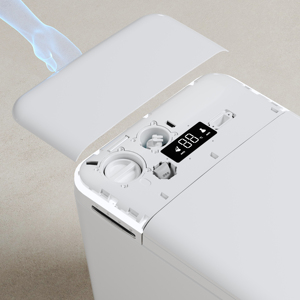 WC intelligent monobloc à siphon en S allongé, réservoir intégré, couvercle à ouverture automatique, télécommande, bidet, en céramique – Meilleures ventes - Product Image 5