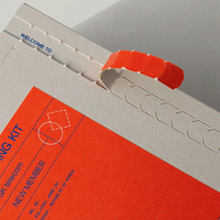 Boîte d'emballage en papier d'art au design attrayant personnalisé Bande déchirable à ouverture facile Matériaux recyclés Carton déchirable coloré pour l'usine