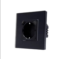 Prise murale intelligente Wifi Smartdust EU 16A, norme allemande, verre trempé, commande vocale Tuya, chargeur rapide USB Type C, prise UK