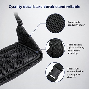<span class=keywords><strong>Hamac</strong></span> de voyage portable et réglable avec support rigide large anti-affaissement pour les pieds, idéal pour les voyages en avion, en voiture ou sous le bureau - Product Image 4