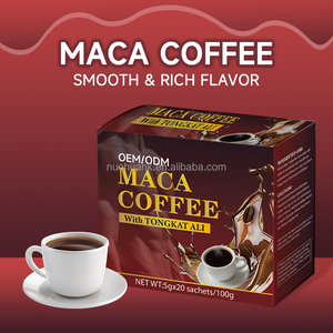 Café de Maca en Poudre Instantanée 5g x 20 Sachets – Gestion de l'Énergie pour Hommes – Complément Herbal Naturel - Product Image 2