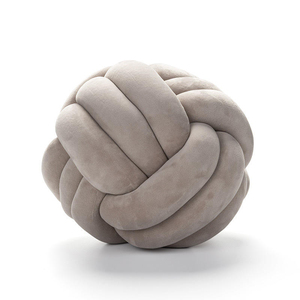 Almohada Decorativa Ultra Suave Lista para Enviar, Almohada de Peluche con Nudos, Almohada de Sherpa Tejida a Mano - Product Image 2