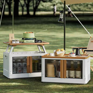 X-2411 đa chức năng có thể gập lại hộp nhựa cắm trại ngoài trời lưu trữ nhà tổ chức - Product Image 5