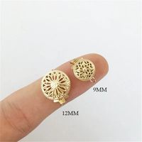 Pas de ternissure GF 14K or rempli rond filigrane perle fermoir pour Bracelet collier fabrication de bijoux résultats accessoires