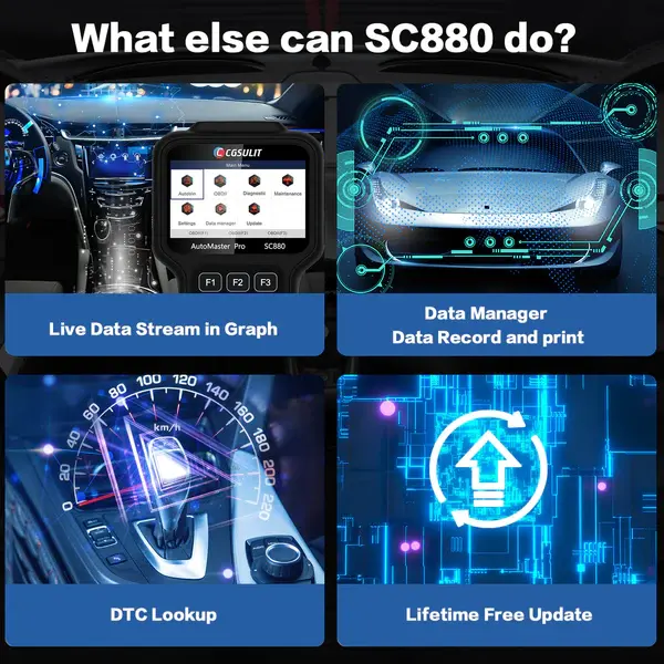 ลูกค้าส่วนใหญ่ที่เชื่อถือได้ CGSULIT SC880 C4ดาว OBD2สแกนเนอร์เครื่องมือวินิจฉัยสำหรับรถยนต์ทุกคัน