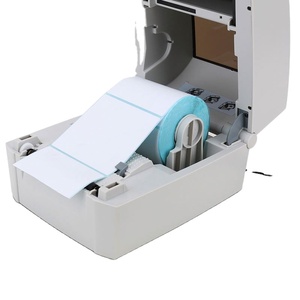 30-100mm सफेद प्रत्यक्ष रिक्त 4x6 थर्मल लेबल संगत चिपकने वाला स्टीकर सफेद शिपिंग पता लेबल रोल - Product Image 3