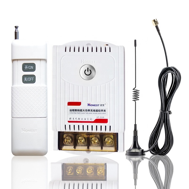 High Power 5KM Wireless Remote Control Switch 315mhz or 433mhz Learning Code RF Remote Switch for Smart Home System