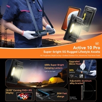 Tablette robuste Blackview Active 10 Pro 5G originale, 10,95 pouces, 12 Go + 256 Go, Android 14, tablette robuste Blackview