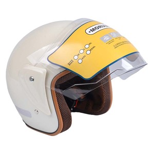 Retro 3/4 Open Face ABS/PP Half Face Nieuwe Motorhelm Hoge Veiligheid Fabrieksprijs Direct Verzendklaar Vintage Motoruitrusting - Product Image 2