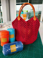 Cordon en macramé 100% coton cardé 3 mm, corde tressée multicolores, fil fantaisie teinté, résistant pour le tricot à la main