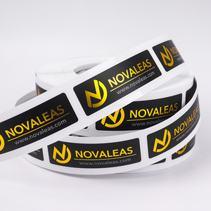 Etiquetas Adhesivas con Logotipo Impreso Personalizado para Empaquetado, Impresión de Etiquetas Adhesivas de Vinilo Resistentes al Agua, Etiquetas Redondas en Rollo - Product Image 3