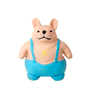 Jouet de décompression pour chien en gros – Bully, Shiba, Bouledogue français – Remplissage de sable à rebond lent, plusieurs couleurs et tailles - Product Image 1