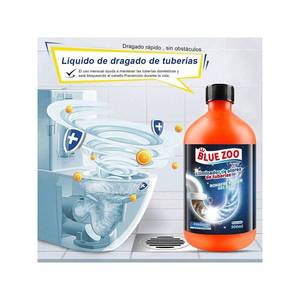 Déboucheur de canalisations Blue Zoo 500ml, nettoyant liquide à action rapide - Product Image 3