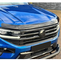 Juego combinado para Volkswagen Amarok 2024: Barra de protección delantera, Protector de capó, Visores de ventana, Rieles de techo, Guardabarros, Amortiguador de portón trasero