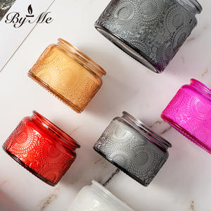 Vela Aromática Creativa en Vaso de Vidrio Grabado, Pequeña, Sin Humo, Semielaborada, Recuerdos de Boda, Regalo de Cumpleaños para Mejores Amigas - Product Image 4