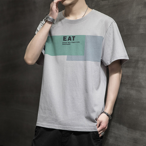 T-shirt Estiva alla Moda in Poliestere Bianco con Stampa, <span class=keywords><strong>Manica</strong></span> Corta, Collo Tondo per Uomo e Ragazzo, Prezzo di Fabbrica - Product Image 6