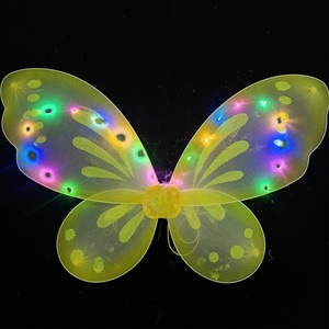 ปีกนางฟ้าผีเสื้อ LED Madeshine ขนาดใหญ่ ไฟกระพริบระยิบระยับ สีรุ้ง สำหรับงานปาร์ตี้ฮาโลวีนและคริสต์มาส - Product Image 5