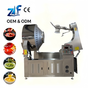 Ollas Industriales Inclinables de 50-500 Litros, Olla Industrial de Inducción Eléctrica para Salsas con Mezclador y <span class=keywords><strong>Agitador</strong></span> para Cocina Comercial - Product Image 1