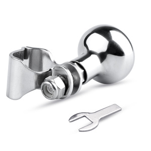 Volante de Barco de Acero Inoxidable con Bola de Asistencia, Control con una Sola Mano, Actualización de Hardware Marino - Product Image 1