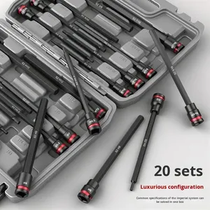 Wholesale KHC Hi-Spec VKT4189 24pc T10-T60 3/8 Drive Metric Hex Impact <b>Socket</b> Set OEM Wrench Torx Bits Alloy Steel DIY Auto - Product Image 4