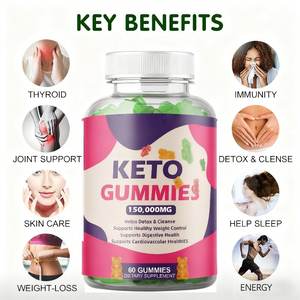 Kein Gluten Kein Gmo Veganer Keto Acv Gummies Fort geschrittene Gewichts verlust Verdauung Reinigung Gewichts kontrolle KETO Gummies - Product Image 3