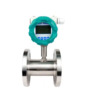 24V Dc Analog Turbine 420Ma Pulse Output Digital Turbine Flow Meter clamp on Brass G12 G34 Inch Micro Flowmeter RS485 flowmeter