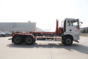 รถบรรทุกขยะแบบตะขอเกี่ยว SHACMAN M3000 L3000 X3000 6X4 พร้อมกำลังดึง 30 ตัน สำหรับใช้งานในครัวเรือน งานสุขาภิบาล และงานก่อสร้าง - Product Image 4