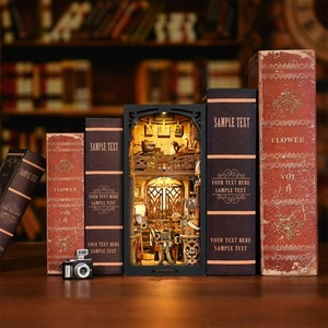 Kit de Bricolaje para Rincón de Lectura con Diseño de Sala de Cine, Mini Estudio de Fotografía 3D, Decoración Vintage para Librería, para Entusiastas de la Cine y la Fotografía - Product Image 3
