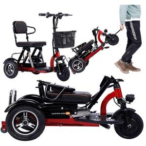 Para <span class=keywords><strong>Amazon</strong></span>, triciclo eléctrico plegable transfronterizo ultraligero, scooter de tres ruedas con batería potente, tipo inteligente electrónico - Product Image 4