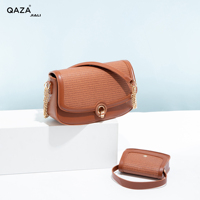 QAZA 2025 Sac Bandoulière de Luxe pour Femme – Sangle Unique en PU, Antivol et Imperméable, Mode Hiver Automne
