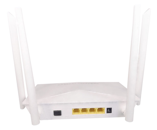 AC1200 Dual Band Gigabit GPON ONT with 4GE LAN Ports Wireless 1200Mbps Fiber Optical Network FTTH ONU GPON Modem WiFi Router