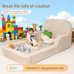 Nouveau design Canapé-lit enfant en mousse compressée DIY OEM ODM Canapé magique en éponge pour tout-petits pour <span class=keywords><strong>salle</strong></span> <span class=keywords><strong>de</strong></span> <span class=keywords><strong>jeux</strong></span> et chambre d'enfant - Product Image 2