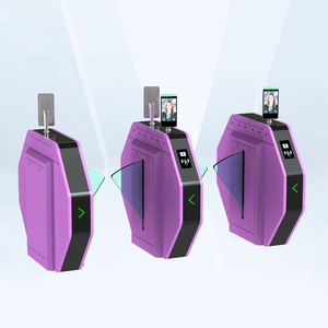 Thông minh RFID kiểm soát truy cập thép không gỉ IP54 bảo vệ Flap rào cản cửa quay với động cơ không chổi than và chống tailgating - Product Image 4