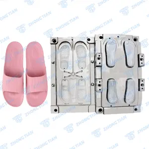 China Guter Preis CNC EVA Schuh pantoffel Kunststoffs pritze Aluminium form Herstellung Maschine Schuh form