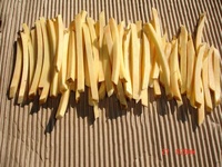 Commerciële Elektrische Zoete Aardappel Snijmachine/Verse Chips Making Machine