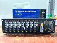 Console audio analogique professionnelle GAX-QX12 à 12 canaux, montée en rack, intégrée avec effets