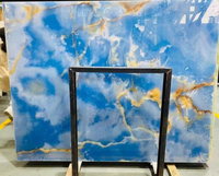 Panneau mural en pierre de jade agate de bonne qualité, revêtement en onyx, grand panneau naturel translucide de luxe pour la décoration de villa