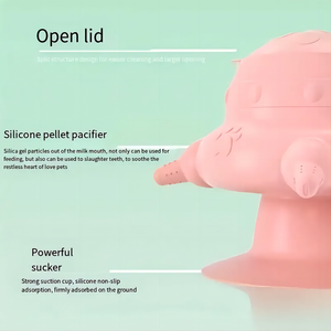 240ml Silicone Chiot Lait Mangeoire Bol Avec 4 Tétines Chiot Biberons Station D'alimentation Pet <span class=keywords><strong>Allaitement</strong></span> pour L'alimentation Des Chatons - Product Image 5