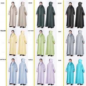 Haute qualité à capuche adulte imperméable <span class=keywords><strong>pluie</strong></span> Cape EVA hommes et femmes réutilisable Cape manteau Portable voyage extérieur imperméable veste - Product Image 2