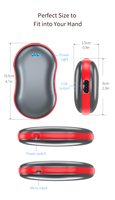 Nouveaux produits 2025 OEM Logo Portable Camping en plein air chauffage grand 4000mAh Portable chauffe-mains rechargeables banques d'alimentation mobiles