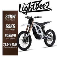 Hochgeschwindigkeits-Elektro-Dirtbike Sur Ron Light Bee 2 24KW Mittelmotor Vorbestellung Light Bee 2 Verbesserte Version