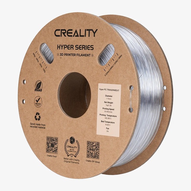Creality Hyper PC 3D Printer 1.75 mm Filaments