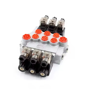 Vanne directionnelle monobloc à solénoïde 3 bobines P40-DKL avec verrouillage simple, 40L/min 250bar, Vente directe usine, Fabricant et fournisseur mondial - Product Image 2