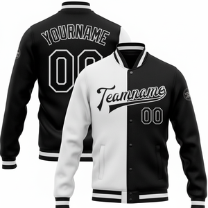 Vestes universitaires à manches longues pour hommes sur mesure derniers modèles avec col montant pour la saison hivernale - Product Image 1