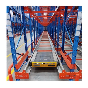 Équipement d'automatisation d'entrepôt Rail de navette Radio véhicule guidé <span class=keywords><strong>Rgv</strong></span> pour système de récupération de stockage automatisé c - Product Image 1