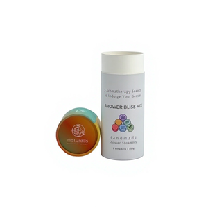 Tube en papier rond personnalisé avec logo imprimé pour les bombes de bain aromathérapeutiques Shower <span class=keywords><strong>Bliss</strong></span> Mix, emballage écologique en forme de cylindre - Product Image 3