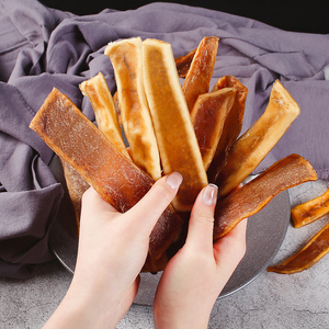 थोक ओएम प्राकृतिक कुत्ता याक त्वचा पालतू पालतू जानवर का इलाज करता है, गोमांस सिर की त्वचा पोषण कुत्ते का इलाज करता है - Product Image 3